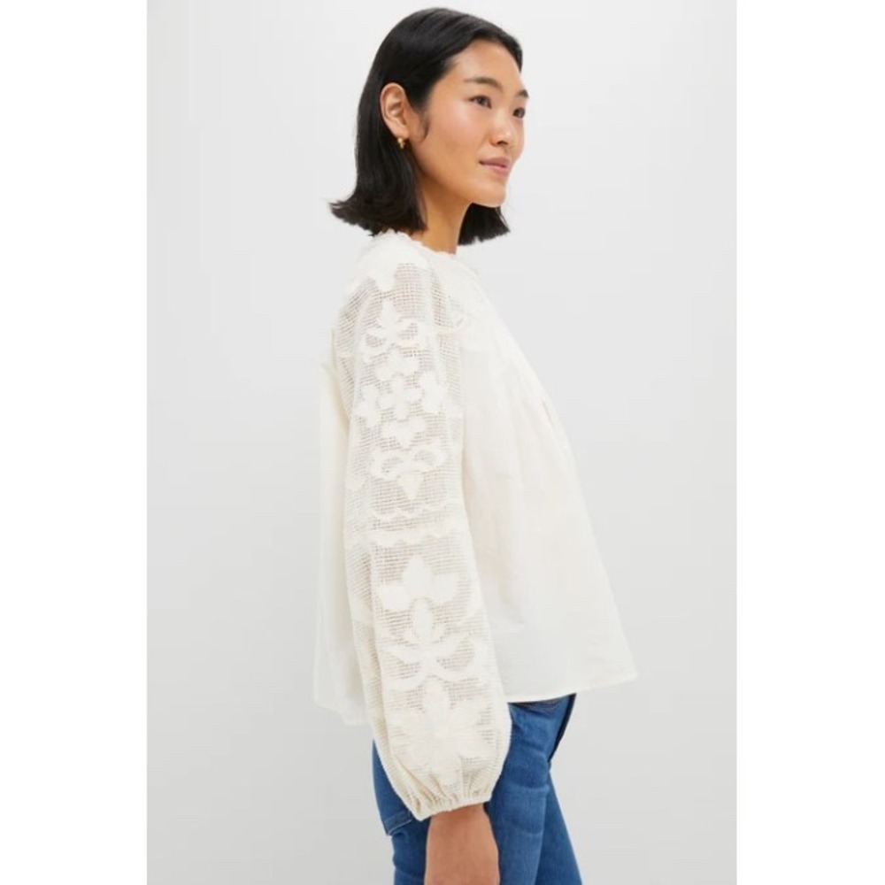 TUCKERNUCK Ivory Patchwork Embroidered Cressida B… - image 2